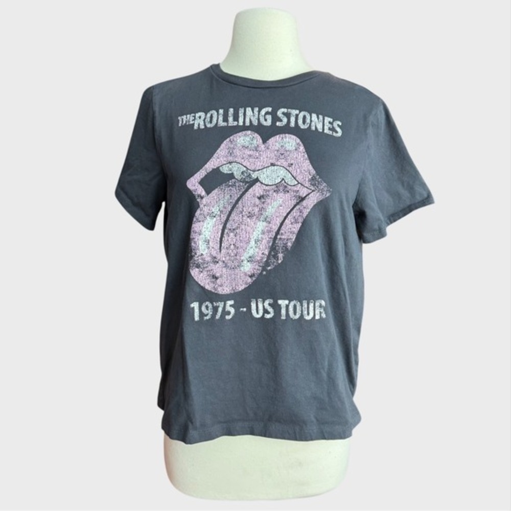 Rolling Stone's Band Tee Size Medium Grey Band Tee H&M‎ Soft 100% Cotton